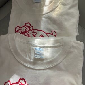 Set of 2 Fresno State T‑Shirts – Port & Company – Size XL – Brand New